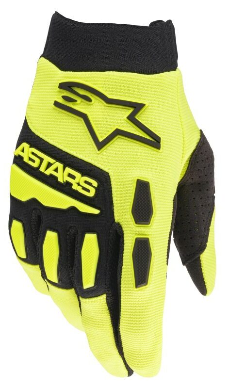ALPINESTARS MX FULL BORE gloves krāsa dzeltens/melna/fluo