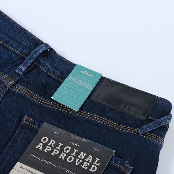Bikses OXFORD STRAIGHT JEANS zilas