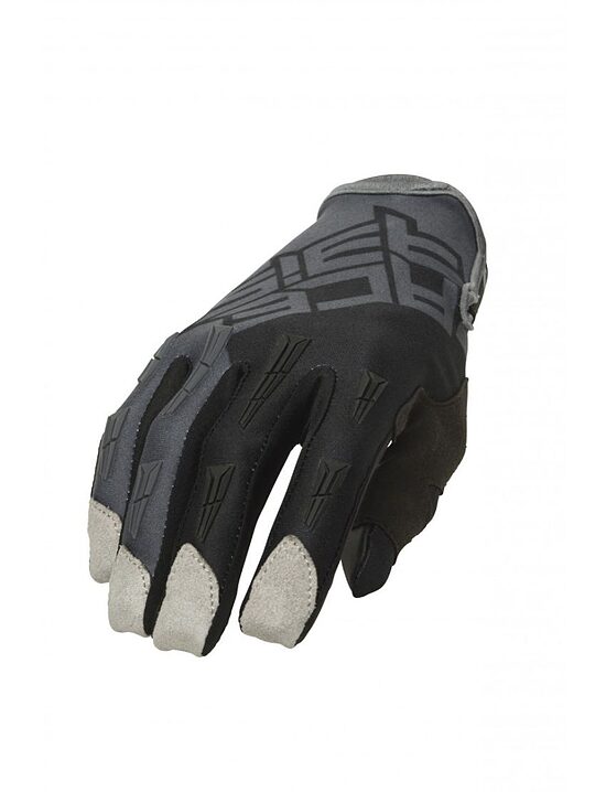 ACERBIS MX GLOVES X-H HOMOLOGATED - GREY/BLACK