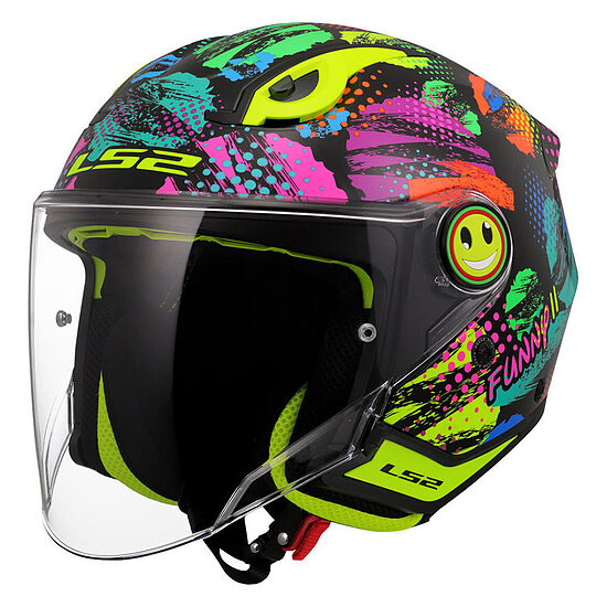 LS2 OF622 FUNNY II JOY Helmet - Black , S