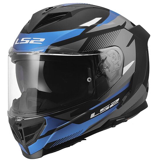 LS2 FF818 STORM III KOMAI Helmet - Black Blue , XXL