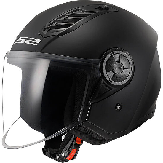 LS2 OF616 AIRFLOW II SOLID helmet - Gloss Black , S