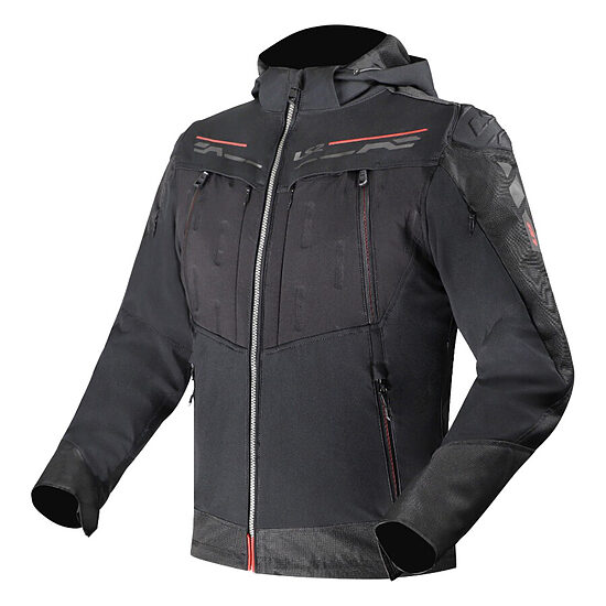 LS2 Zirconium Evo Man Jacket - 4XL , Black Red