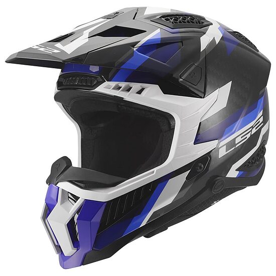 LS2 MX703 C X-FORCE PHANTOM Helmet - M , Blue White