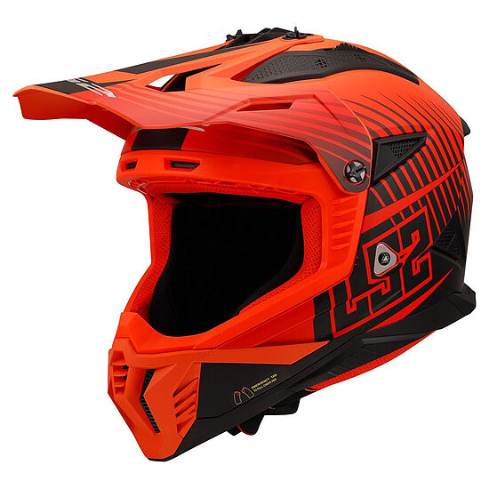LS2 MX708 FAST II DUCK helmets - XS , Matt H-V Green H-V Yellow