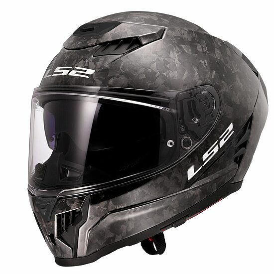 LS2 FF807 DRAGON FORGED Helmet - Gloss Carbon , XXL
