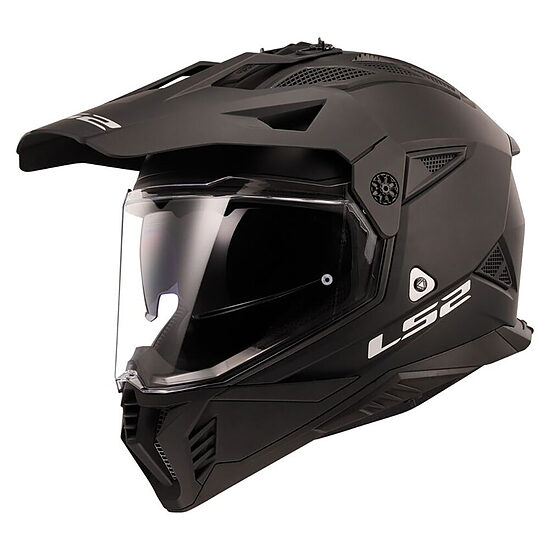 LS2 MX702 PIONEER II Solid helmet - XS , Matt Black