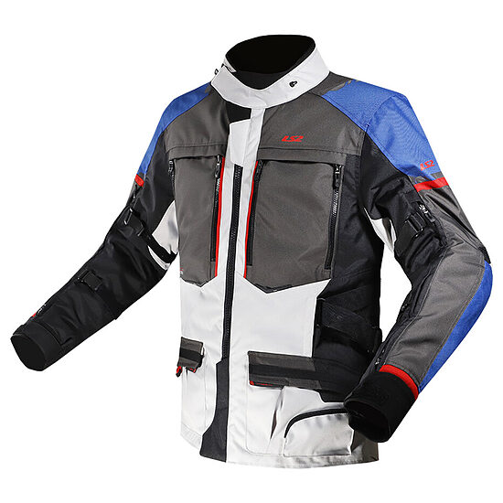 LS2 NORWAY MAN JACKET - XL , Black Grey Yellow