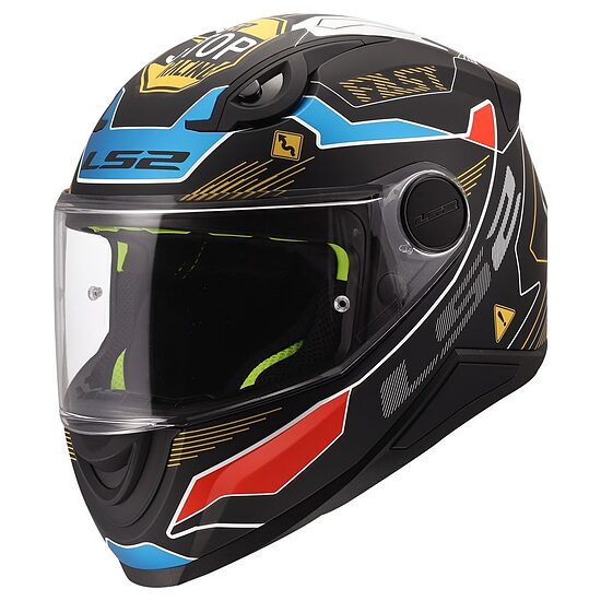 LS2 FF812 KID ZERO Helmet - L , Grey Red