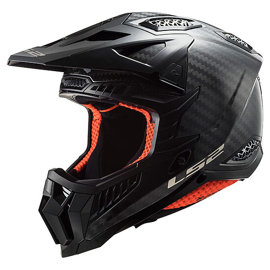 LS2 MX703 C X-FORCE helmet - Gloss Carbon , S