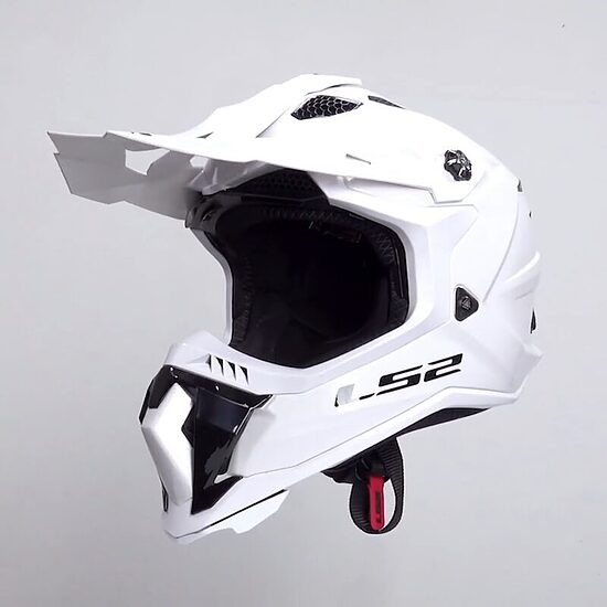 LS2 MX700 SUBVERTER II EVO SINGLE MONO helmet - M , Gloss White
