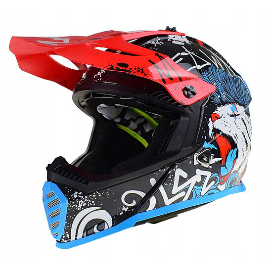 LS2 MX437 FAST II MINI STARMAW helmet - Black , L