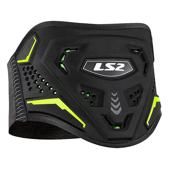 LS2 KOKU KIDNEY BELT - Black H-V Yellow , XL