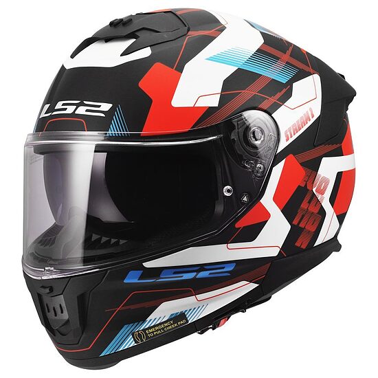 LS2 FF808 STREAM II MIKA Helmet - XL , Black Blue