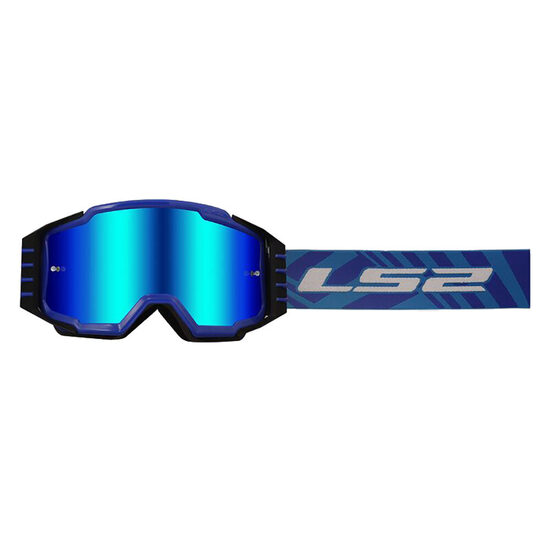 LS2 CHARGER PRO Blue/Iridium Visor