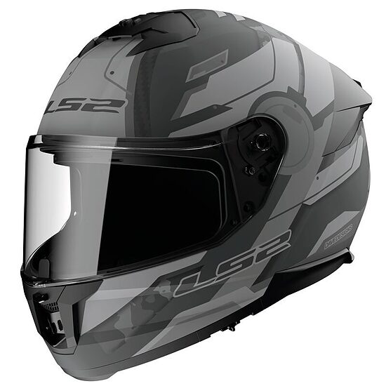 LS2 FF808 STREAM II SHADOW helmet - Matt Titanium Grey , XS