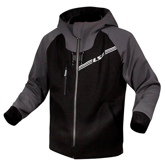 LS2 Throttle Man Jacket - Black , L
