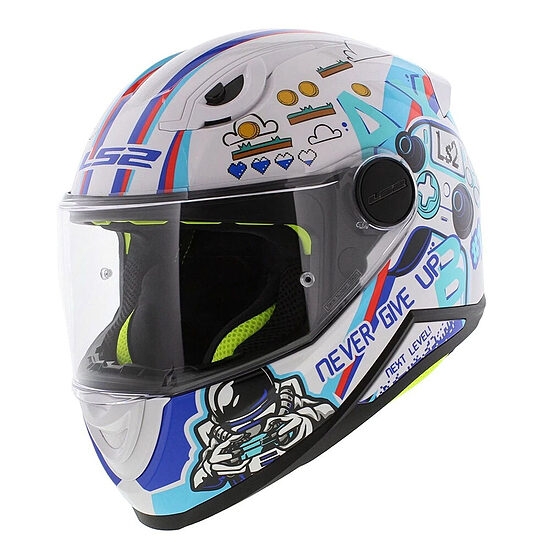 LS2 FF812 KID NEXT LEVEL helmet - White , L