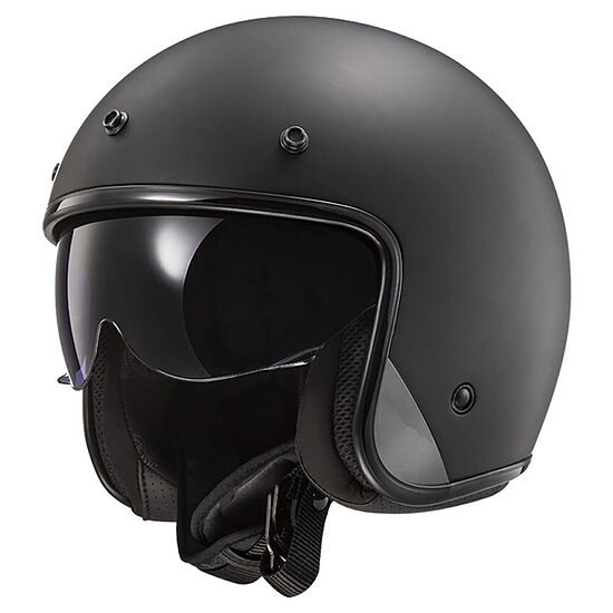 LS2 OF601 BOB II Solid helmet - Matt Black , XS
