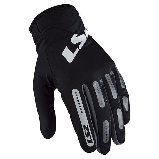 LS2 Bend Man Gloves - M , Black Grey