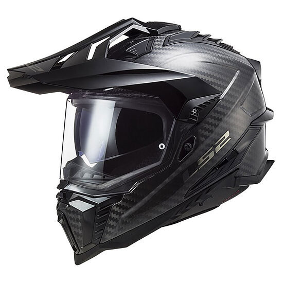 LS2 MX701 C EXPLORER Solid helmet - XXL , Gloss Carbon