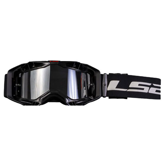 LS2 AURA PRO GOGGLE Black/Iridium Visor