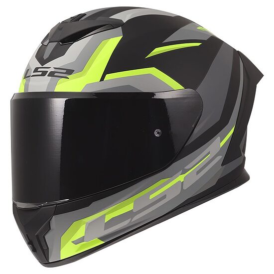 LS2 FF820 RAPID III HYPER Helmet - Black Red , XXL