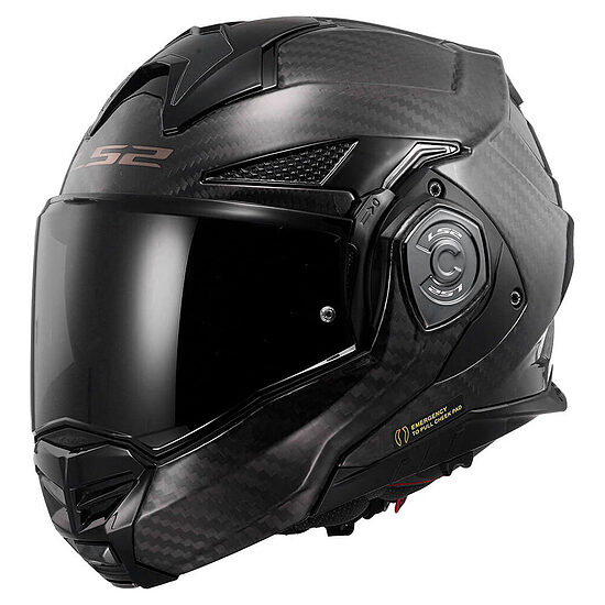 LS2 FF901 ADVANT X SOLID CARBON helmet - Matt Black , S
