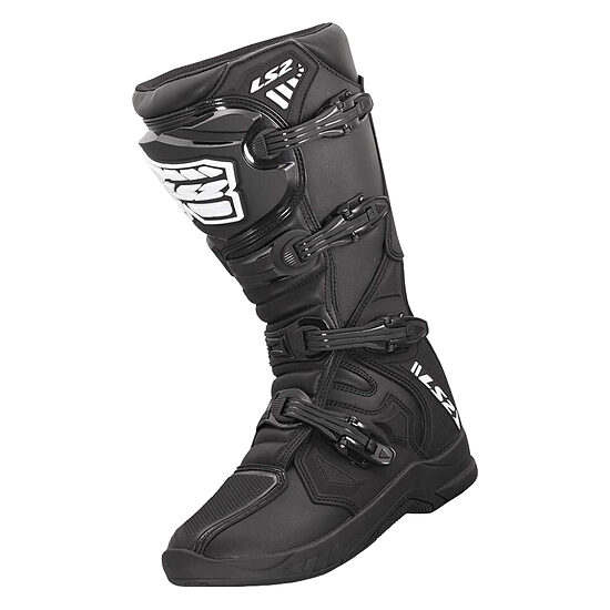 LS2 Raptor Man Boots - 45 , Black White
