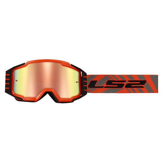 LS2 CHARGER PRO H-V Orange/ Iridium visor