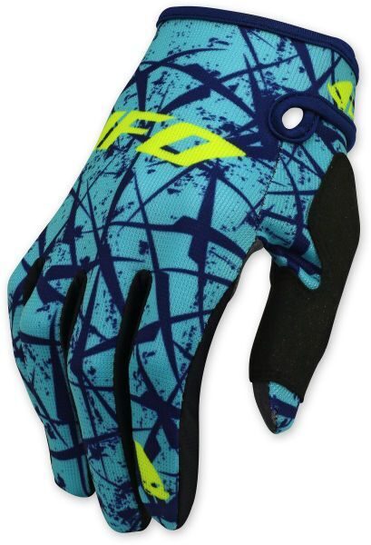 UFO Gloves Element Turkis-Blue-Yellow