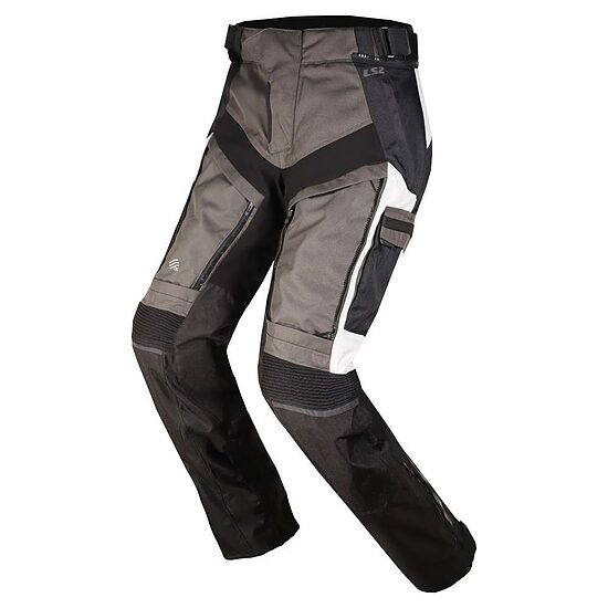 LS2 NORWAY MAN PANTS - XL , Black Grey