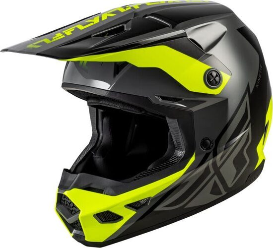 FLY RACING KINETIC CREST black/fluorescent