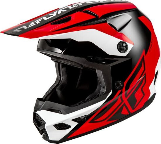 FLY RACING KINETIC CREST black/red/white