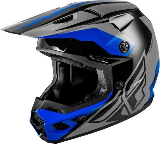 FLY RACING KINETIC CREST black/blue