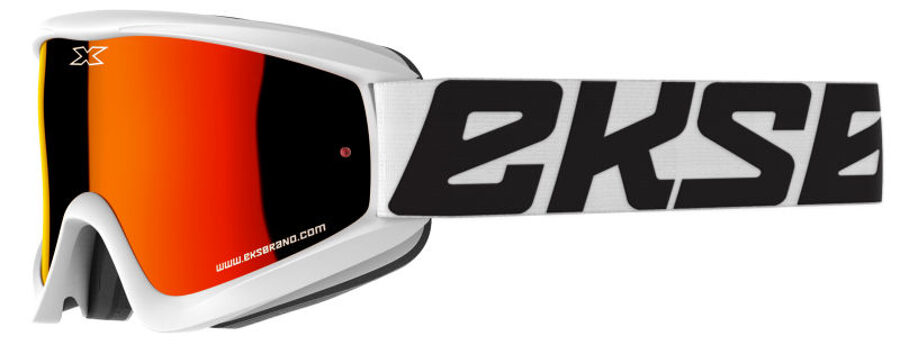EKS Gox Flat Out Mirror - White