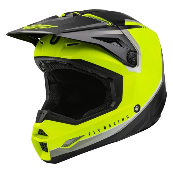 FLY RACING YOUTH KINETIC VISION black/fluo