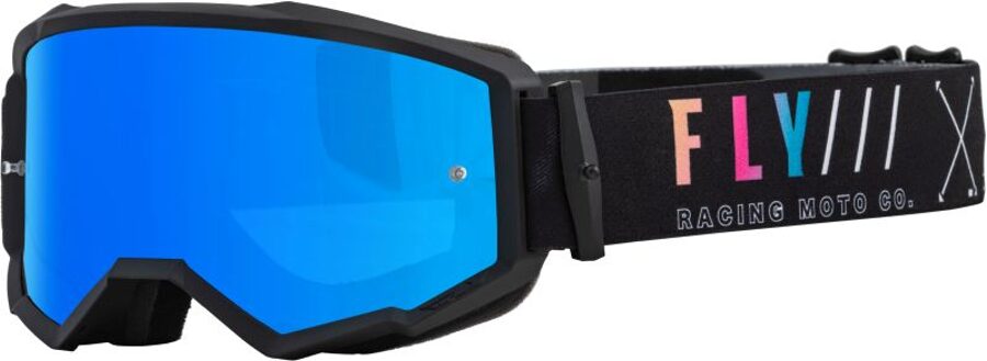 FLY RACING ZONE Black/Blue lens