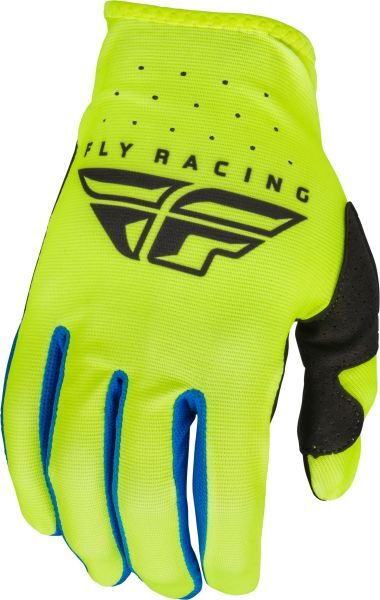 FLY RACING YOUTH LITE glove colour black/blue/fluorescent/yellow