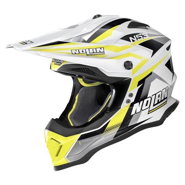 NOLAN N53 FENDER 80 colour black/white/yellow