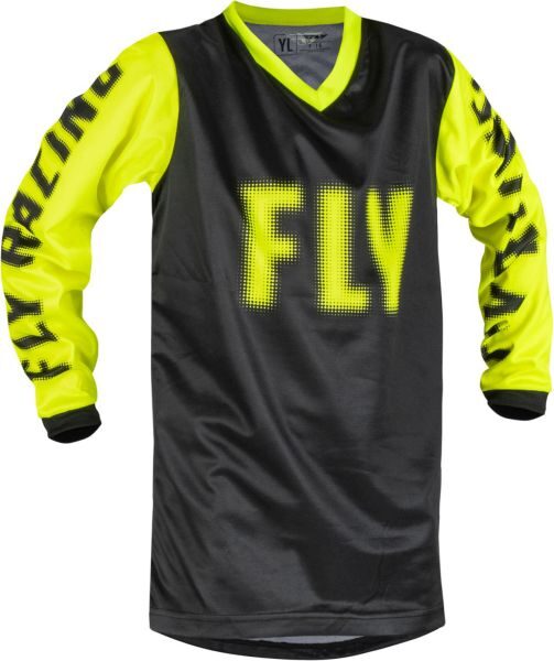 FLY RACING YOUTH F-16  black/fluo